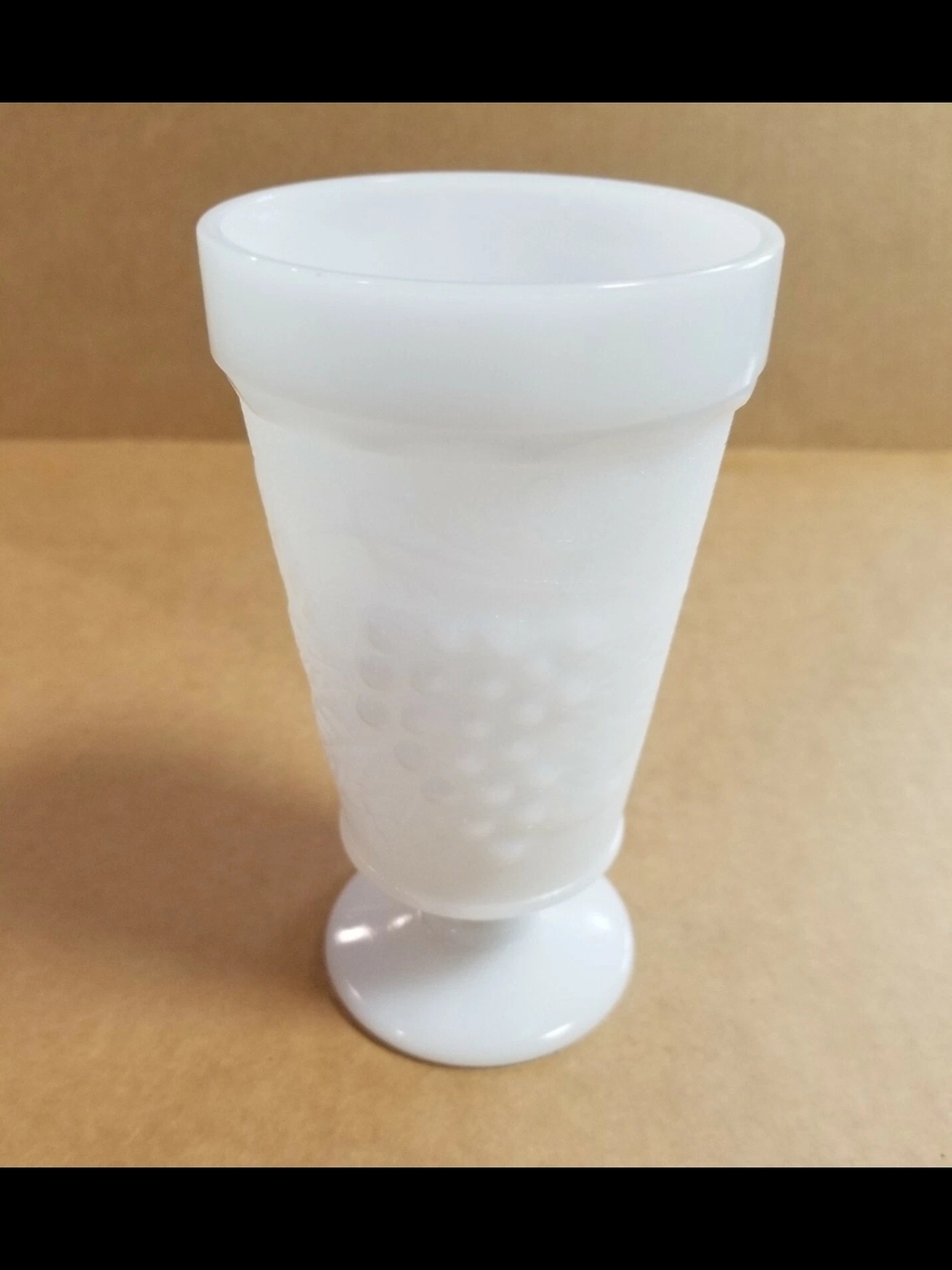 Fire King White Milk Glass Goblet